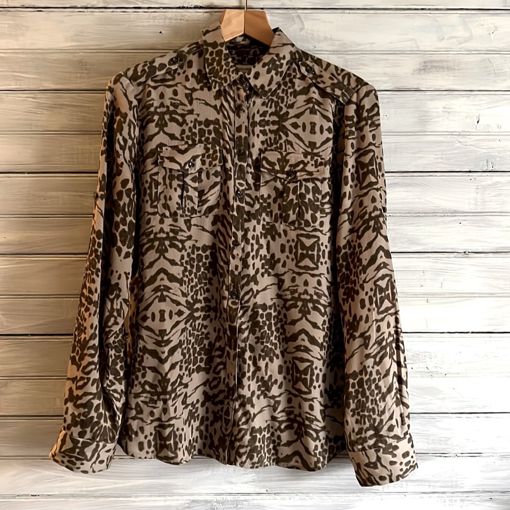 Banana Republic Heritage ladies military style shirt